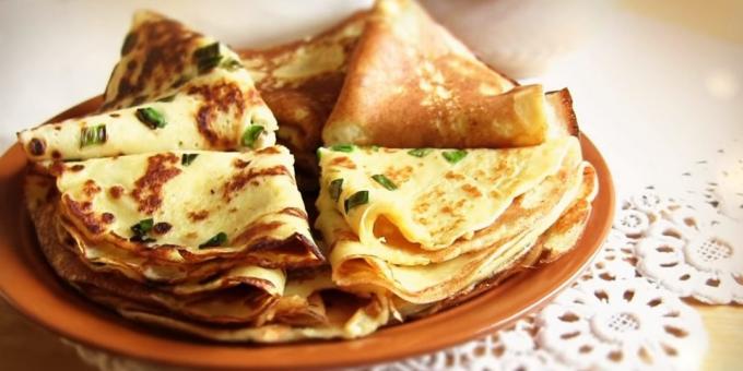 Potato pancakes with milk - recipe