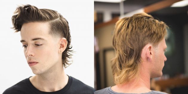 Trendy hairstyles for Men: Mallet