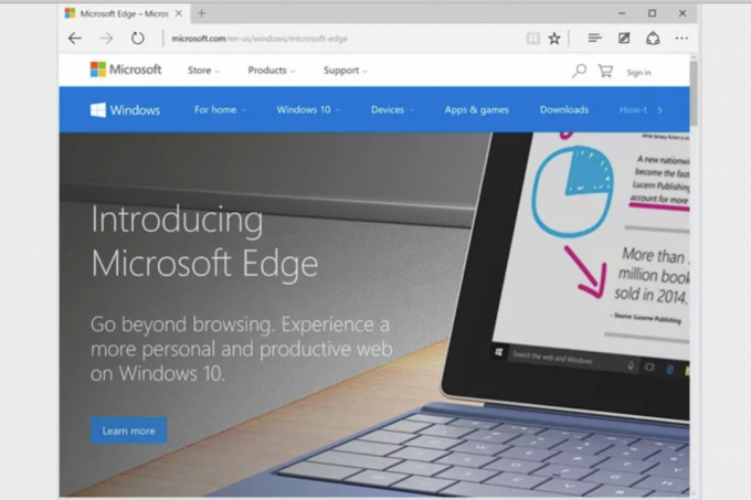 Alternative any version of Google Chrome: Microsoft Edge