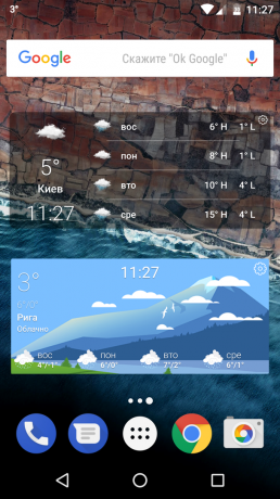 Weather Wiz: the amount of data on the widget