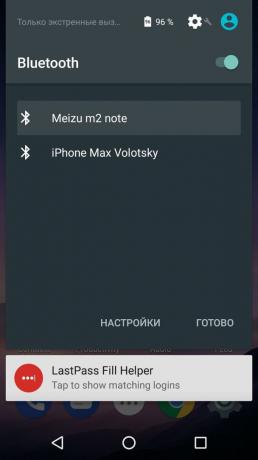 How to distribute the internet from your phone to Android: Connecting the Nexus 5 to the Meizu M2 Note on Bluetooth