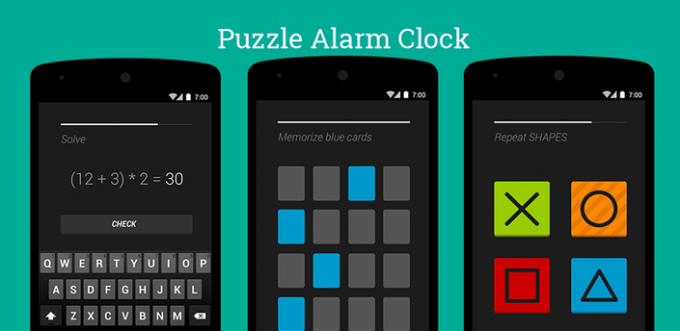 How to forget the alarm clock snooze button to Puzzle Alarm Clock