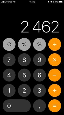 Little-known iOS functions: removal of the calculator