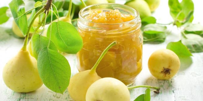 The best recipes with ginger: ginger-pear jam
