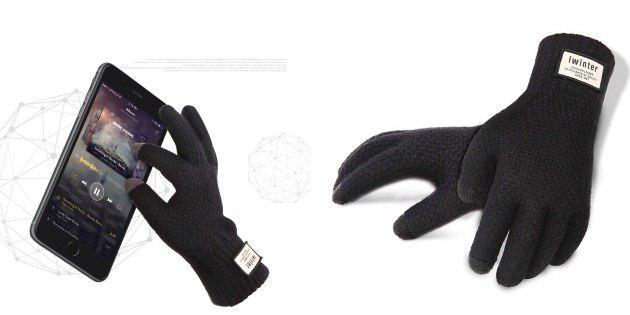 Gloves for touch screens