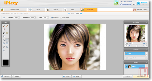 iPiccy - multi-line graphics editor
