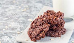 No baked chocolate oatmeal cookies