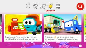 «YouTube Kids": videos for children of all ages and parental control