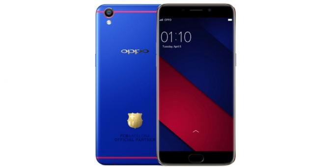 Smartphones OPPO: In 2017 OPPO OPPO has released a branded model R11 for the club "Barcelona" fans