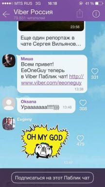 New Viber obzavolsya Public chats and turns into a full-fledged social network